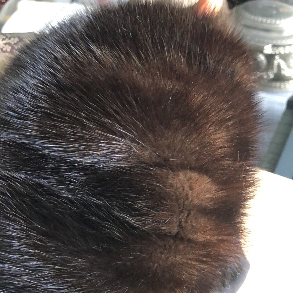Vintage 1960s Betmar Mink Fur Ladies Hat in sable color size 6 - Picture 15 of 15